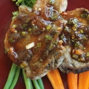 Pan Fried Pork Chops with 